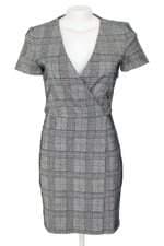 vestido mng feminino xadrez