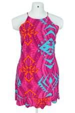 vestido afghan feminino estampado 