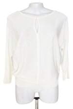 blusa Calvin Klein feminina off white com recortes