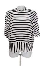 Blusa Renner off white listrada