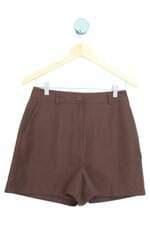 shorts Youcom feminino marrom