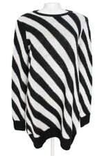 vestido de tricô Zara feminino bicolor 