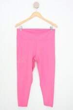 calça legging Adidas feminina rosa com silk