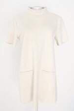 vestido Zara feminino off white