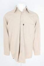 camisa masculina bege