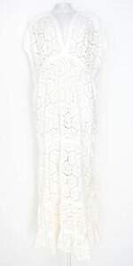 vestido Mixed feminino branco com recortes