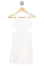 vestido Zara kids branco com forro e recortes