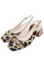 slingback moselle feminino animal print