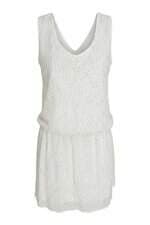 Vestido Feminino Amaro Off White com Aplique