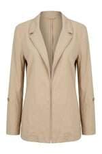 Blazer Feminino  Shoulder bege