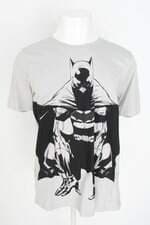 camiseta dc masculina cinza com silk