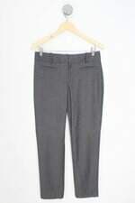 calça de tecido Calvin Klein feminina listrada
