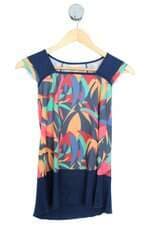 vestido kids Salinas feminino estampado