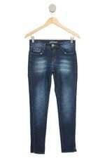 calça jeans skinny feminina azul