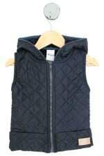 colete time kids azul com forro