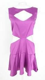 vestido Lilly Sarti feminino roxo com recortes