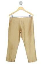 calça de tecido Le Lis Blanc feminino dourado