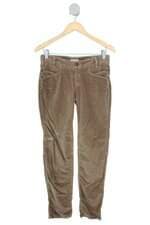 calça de veludo Massimo Dutti feminina marrom