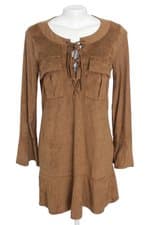 vestido kinara feminino marrom