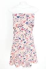 vestido Hering feminino estampado com pregas