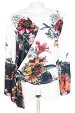 camisa Riachuelo feminina branca floral
