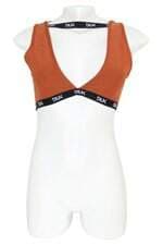 top esportivo dlk feminino marrom