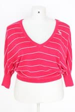 blusa de malha Abercrombie & Fitch feminina rosa