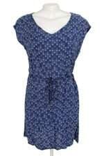 vestido Hering feminino azul estampado