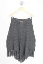poncho Mob feminino cinza