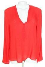 blusa Mob feminina vermelha com barra mullet