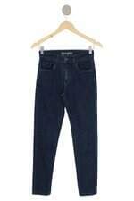 calça jeans Shoulder feminina azul