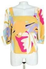 Blusa Shoulder Estampada