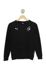 blusa moletinho Puma kids preta