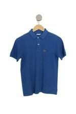 camisa polo Lacoste kids azul