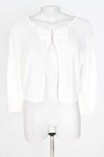 cardigan gregory feminino branco com aplique