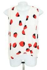 blusa Le Lis Blanc feminina estampada com barra mullet