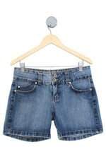 shorts jeans C&A feminino azul