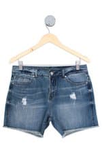 shorts jeans Luigi Bertolli feminino azul