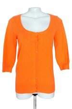 cardigan Zara feminino laranja