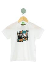 camiseta bi&gu kids branca com silk