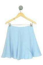 saia ln official feminina azul com forro