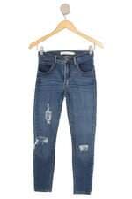calça jeans Ateen feminina azul