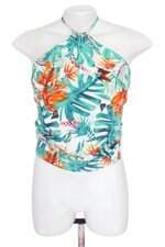 blusa frente única afghan feminina estampada 
