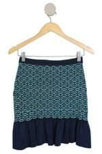 saia Maria Filó feminina azul