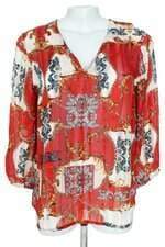 blusa gregory feminina estampada com transparência