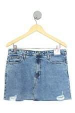 minissaia C&A feminina azul