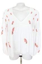 blusa Ateen feminina branca com bordado
