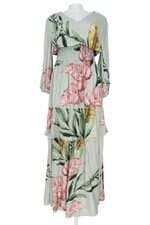 vestido Lofty Style feminino verde estampado