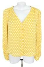 Camisa Feminina Amarela com Poás Zara