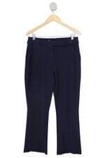 calça de tecido seiki azul